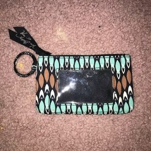NWOT vera bradley classic women's zip id wallet